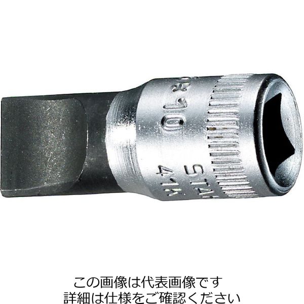 エスコ 1/4”DR/4.0x0.8mm [ー]ビットソケット EA617XM-104 1セット(4個