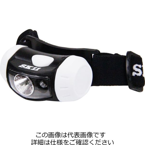 藤原産業 SK11 乾電池式LEDヘッドライトSLHー006 SLH-006 1セット(2個