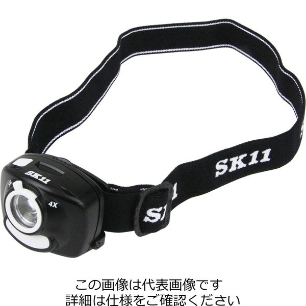 藤原産業 SK11 乾電池式LEDヘッドライトSLHー009 SLH-009 1個（直送品