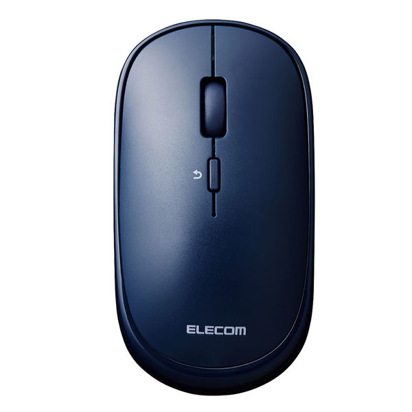 エレコム BlueLEDマウス/薄型/Bluetooth対応/4ボタン/ブルー M-TM10BBBU/EC 1個 - アスクル