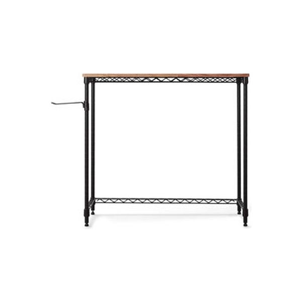 アイリスオーヤマ カラーメタルラック デスク CMM-D81361 ブラック 1台