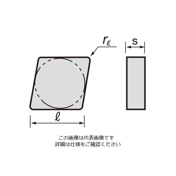 タンガロイ（Tungaloy） タンガロイ TACチップ CNGD120716 FX105（直送品） - アスクル