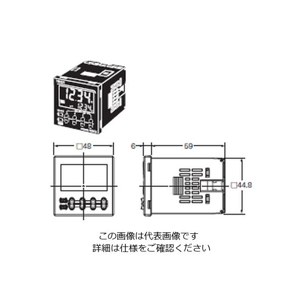 高級感 新品 オムロン OMRON H5CX-AD-N デジタルタイマ - 木材・建築