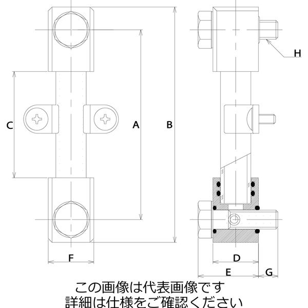 協和 パイプ式オイルゲージ KLPC-PFA型 KLPC-100PFA-M10 1個（直送品