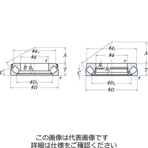 日本精工 スラスト自動調心ころ軸受 29426M 1個（直送品） - アスクル