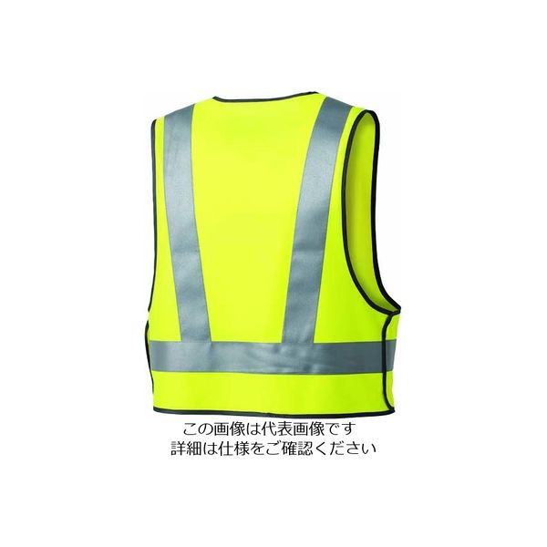 反射ベスト 高視認性ベスト ランニング 作業服, グリーン XL