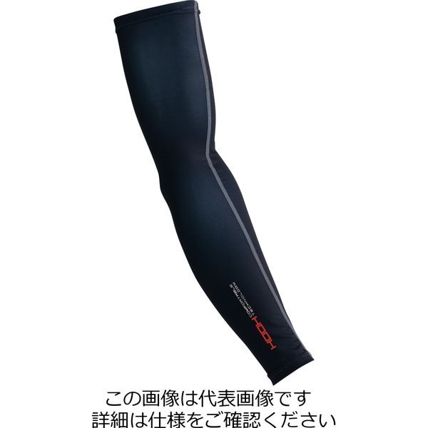 村上被服 クールアームカバー ブラック LL 286-20-LL 1セット(5双)（直送品）