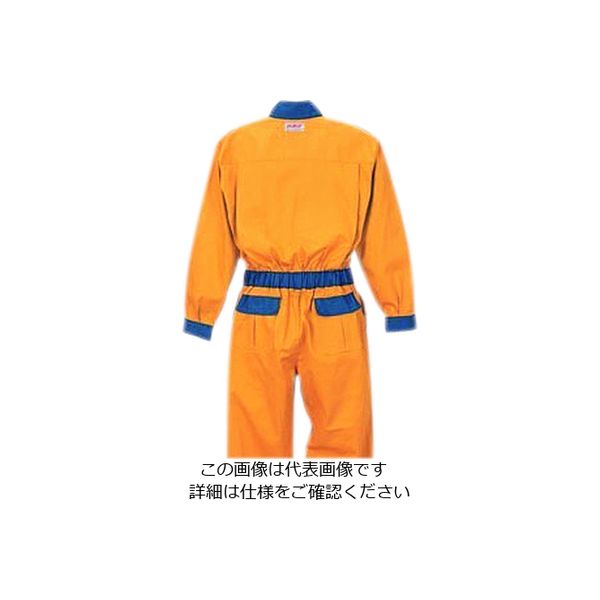 クレヒフク 綿100％ピットスーツ レッド L KR5-80-L 1枚（直送品） - アスクル