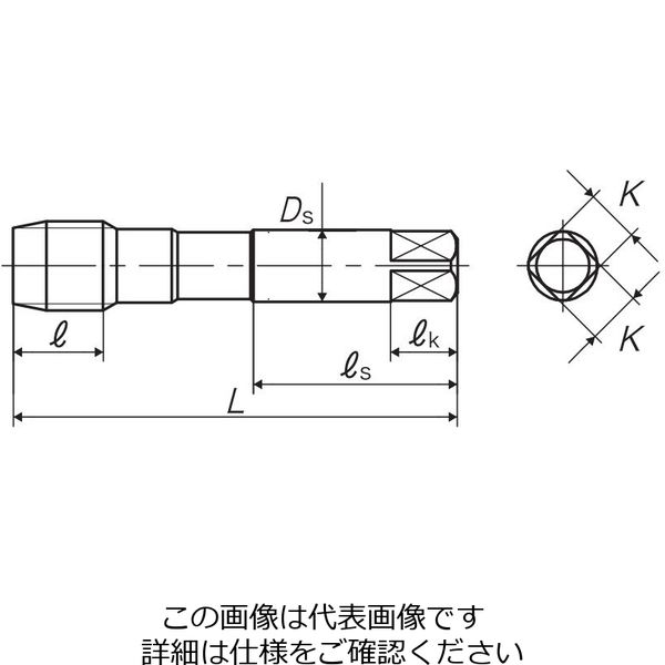 彌満和製作所 厚鋼電線管ねじ用ハンドタップ HT CTG CTG36-11 1本 