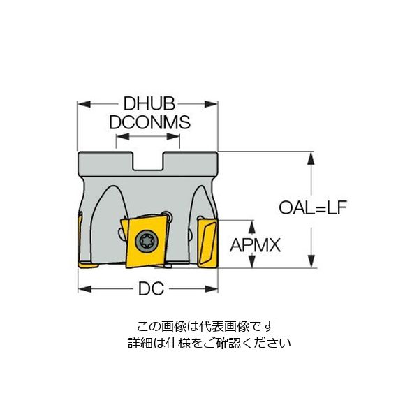 イスカル ヘリタングミル T490FLND200ー12ー60ー16 1台（直送品）