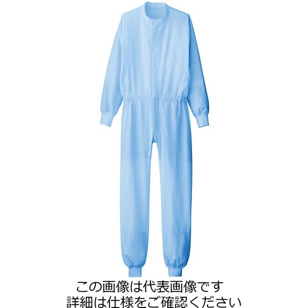 ミドリ安全 ベルデクセル 男女共用 ツナギ型白衣 VEHS2111B 超薄