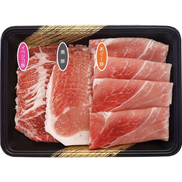 サニーフーズ 三種銘柄豚食べくらべ RB-443 1セット(直送品 サニーフーズ 三種銘柄豚食べくらべ RB-443 1セット(直送品