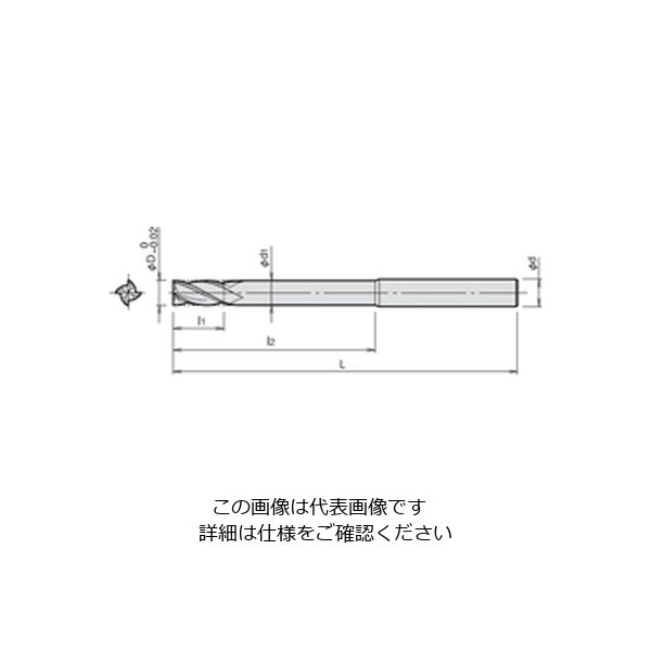 ダイジェット工業 ソリッドロングシャンクエンドミル XLSーE4形 XLSー