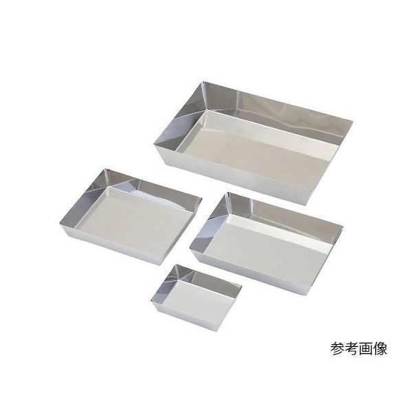アズワン ステンレス直角バット(Rレス) 400×288×70mm 4-2269-05 1個