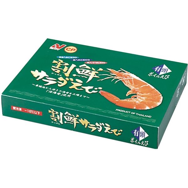 業務用」 ニチレイフレッシュ 割鮮有頭ボイル中剥30尾（湾曲