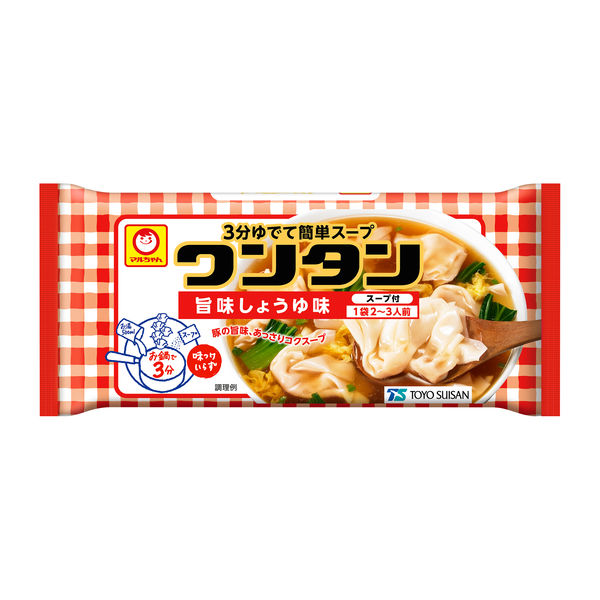 東洋水産 マルちゃん トレーワンタン 旨味しょうゆ味 1セット（6個）インスタントラーメン ワンタン - アスクル