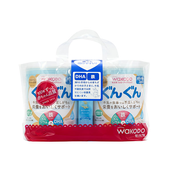 【9ヵ月頃から】WAKODO（和光堂）フォローアップミルク ぐんぐん 大缶2缶パック（830g×2缶） 2個　アサヒグループ食品 粉ミルク
