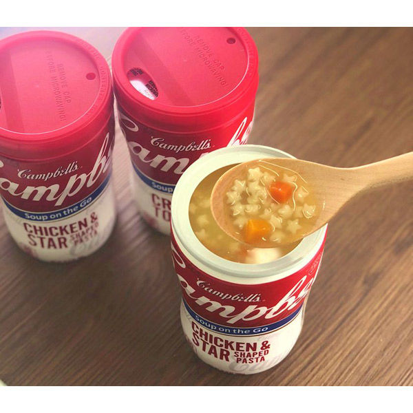 キャンベル スープ オンザゴー チキン＆スター 1セット（4個） - アスクル