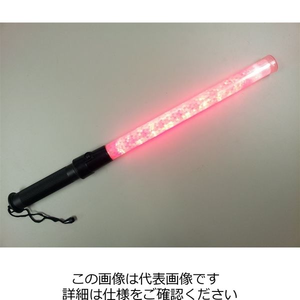 エース神戸 高輝度LED 赤青2色合図灯 56cm（ACE-12RB）:赤＆青LED 各9個使用 ACE-12RB 1本（直送品） - アスクル