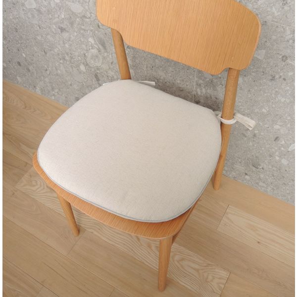 フロアクッション 座布団 約42×42×10cm 2枚組 振りかぶり レッド