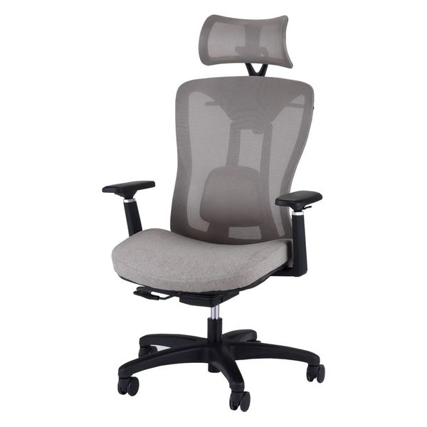 藤沢工業 TOKIO オフィスチェア OCV23HCF 専用 ヘッドレスト グレー