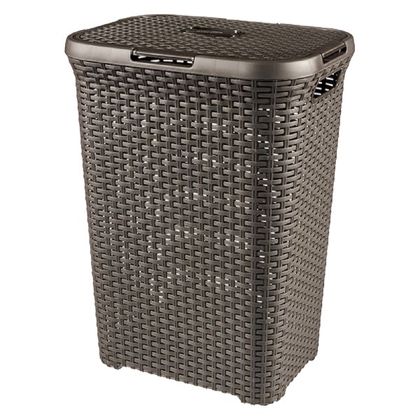 CURVER Style（スタイル） ランドリーふた付きバスケット 60L