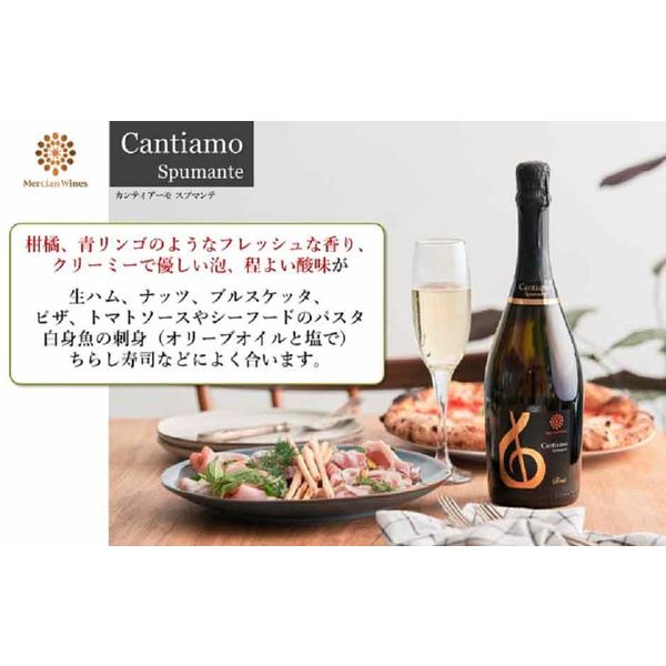 イタリア カンティアーモ スプマンテ ブリュット 白 辛口