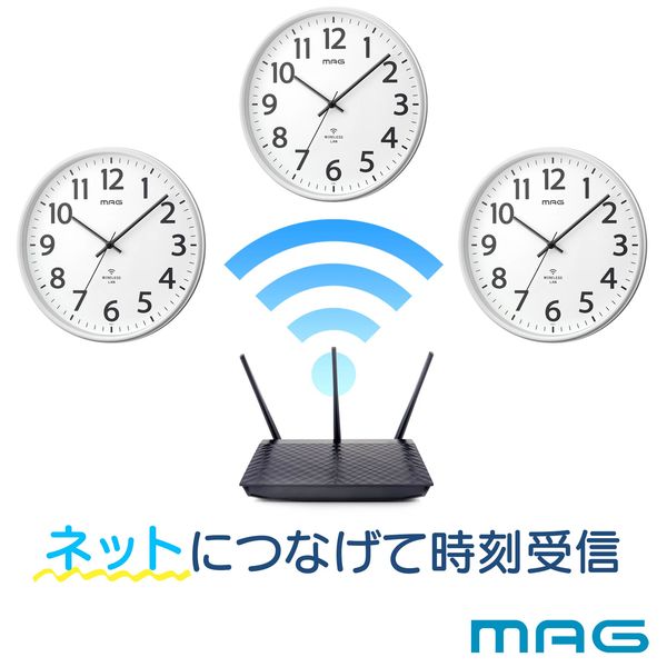 箱無し！新品！➕lumaber時計 Amazon.co.jp: ノア精密 MAG掛時計 レオン W-802 SM-Z 1台