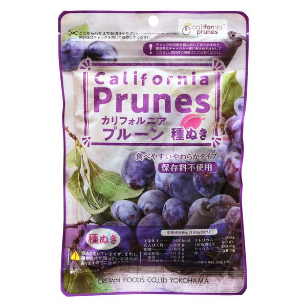 カリフォルニアプルーン種ぬき 150g 1セット（1袋×4） クラウン