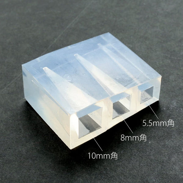 亀島商店 レジンクラフト用 ソフトモールド 四角錐 KAM-REJ-637 1