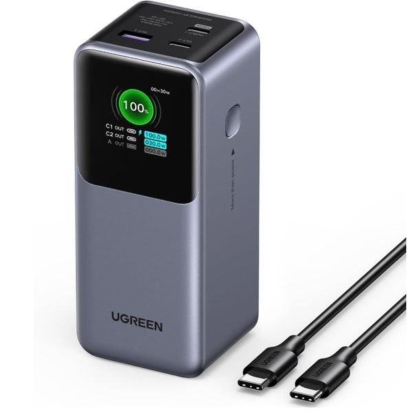 UGREEN Nexode 20000mAh 2way急速充電モバイルバッテリー 100W