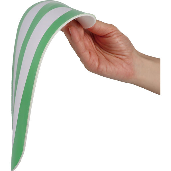 三和製作所 足形マーク付きプレート 5枚組 緑 743-037 1個（直送