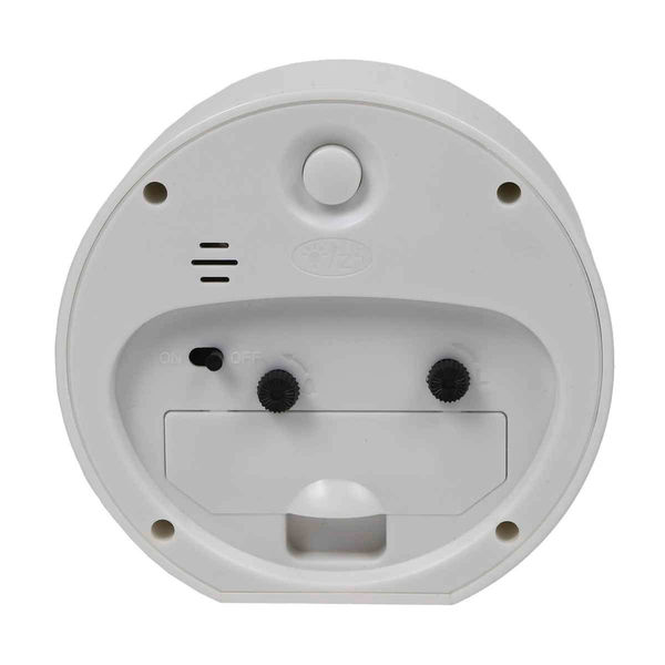 ノア精密 目覚まし時計 ルント 電池式 グレー 454933 1個（直送品