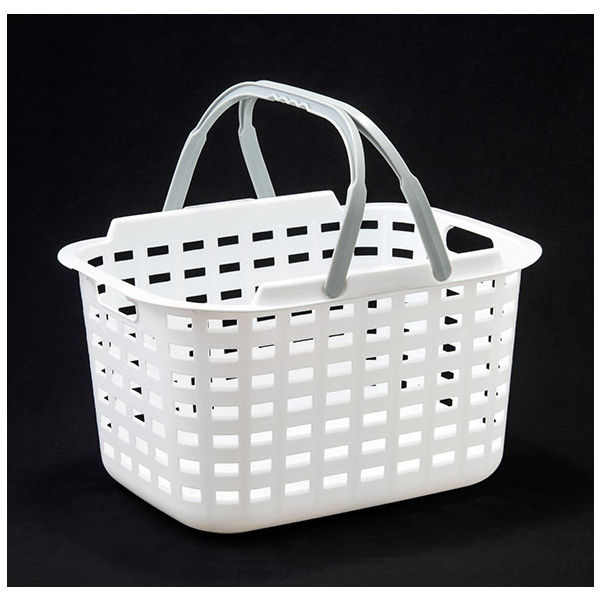 ランドリーバスケット Mサイズ 1個 - アスクル