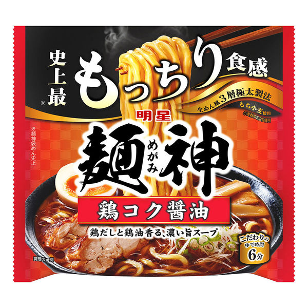 麺神 豚骨醤油 112g 1セット（1個×12） 明星食品 - アスクル