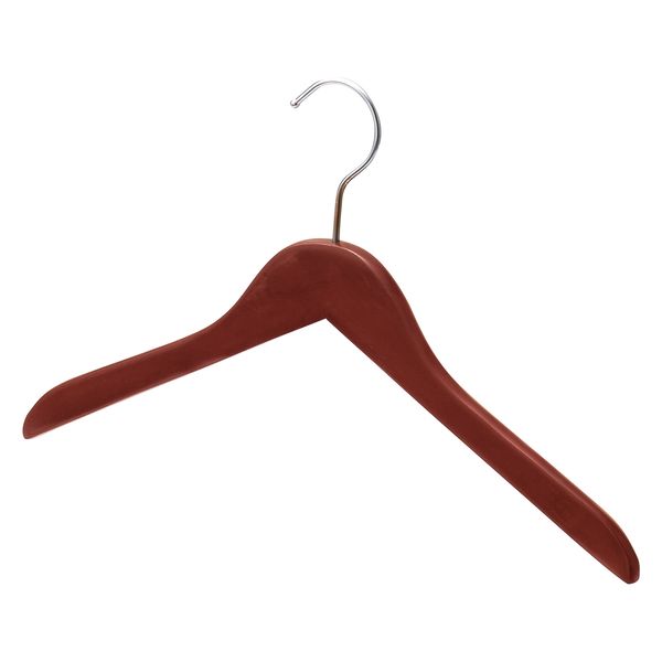 軒先渡し】ストア・エキスプレス 木製ハンガー ブラウン 平型