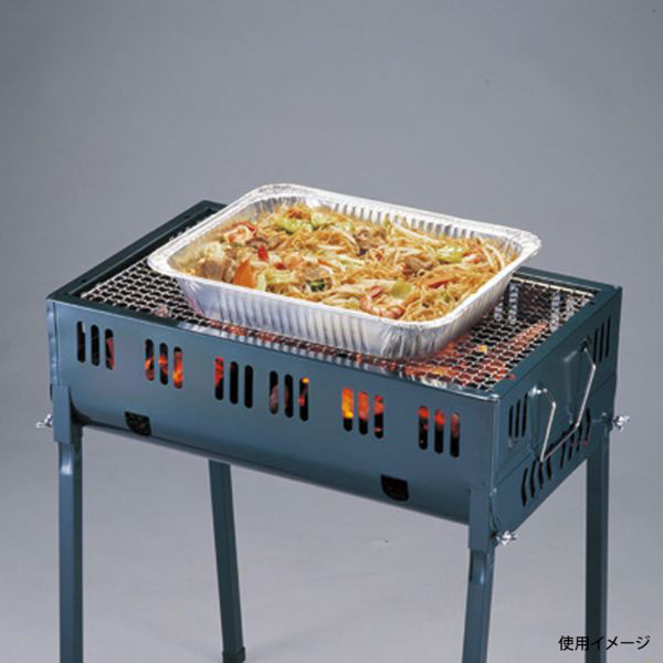 パール金属 アウトドア用品 アルミバーベキュー深型プレート 2枚