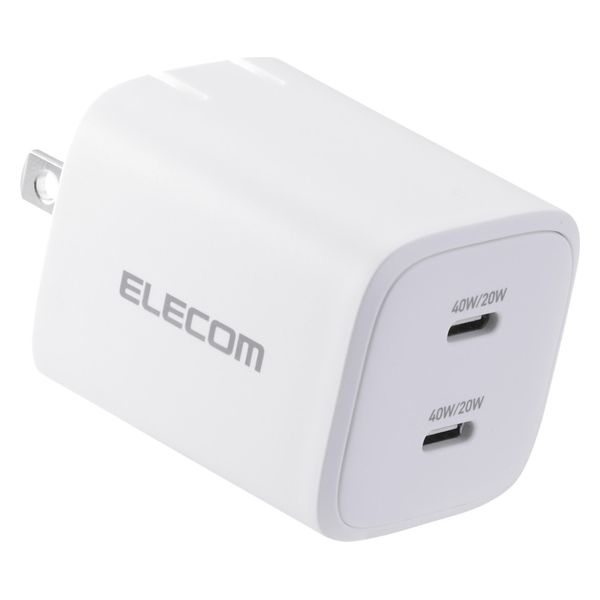 (未使用･未開封品)　エレコム AC充電器/2.4A出力/Type-Cメス1ポート/ホワイト qdkdu57 Amazon | エレコム(ELECOM) AC充電器/Type-Cケーブル一体型/2.4A