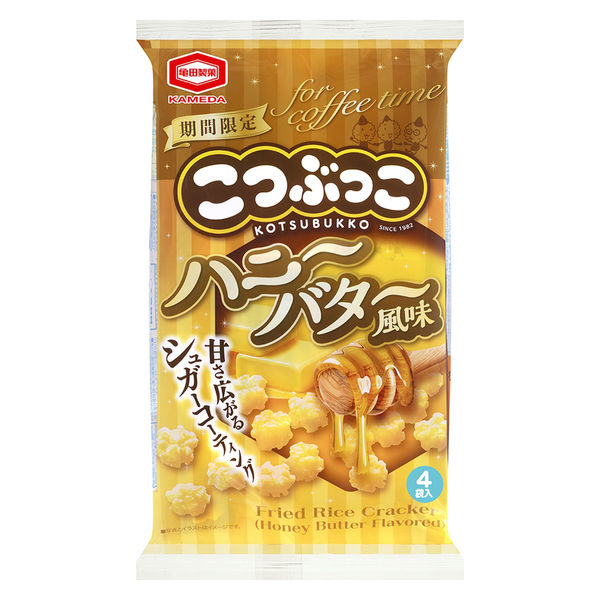 おかき おつまみ 珍味 こつぶっこ ハニーバター風味 72g 4袋入 1