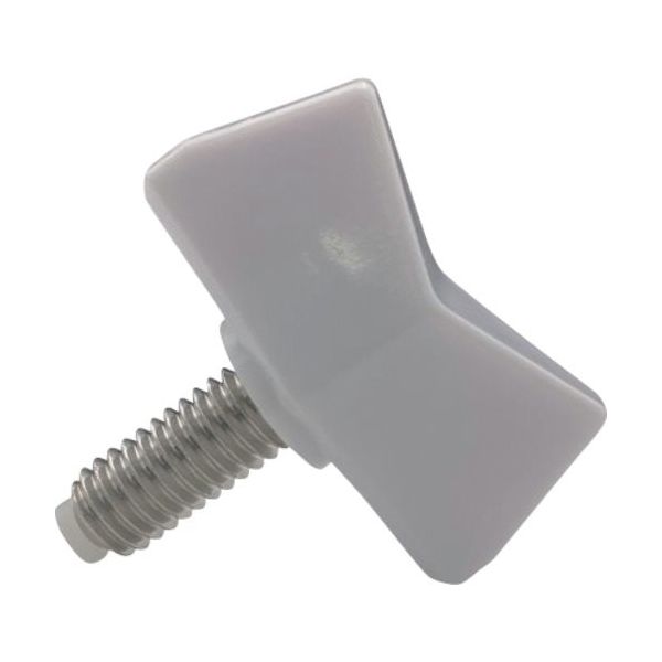 東京パーツセンター ラクテム ナイロン蝶ネジ 白 M6ー18 樹脂パッド付