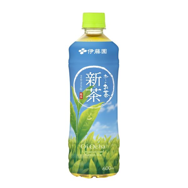 おーいお茶！ 伊藤園 お～いお茶新茶 2025年 600ml 1箱（24本入） - アスクル