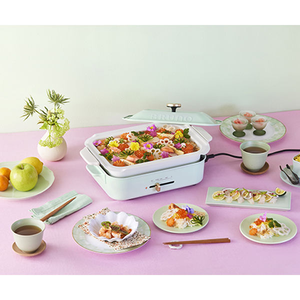 BRUNO コンパクト ホットプレート シトラスリーフ BOE-021 限定柄 BRUNO コンパクトホットプレート CITRUSLEAF（シトラスリーフ