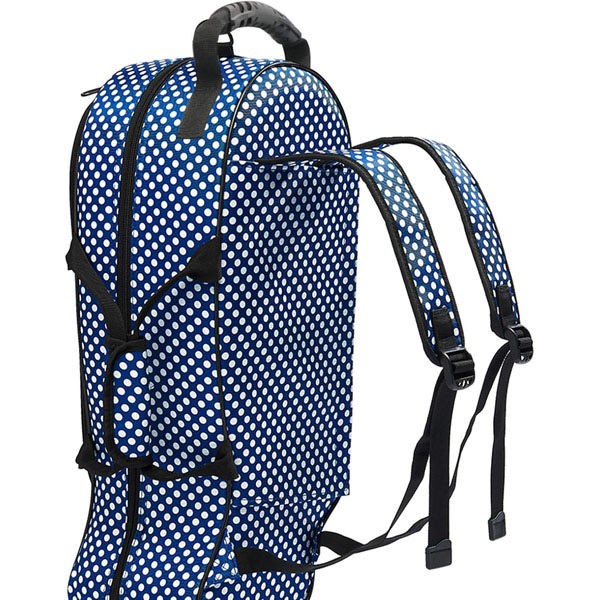 トランペットケース 青 バックパックストラップ付き トランペット