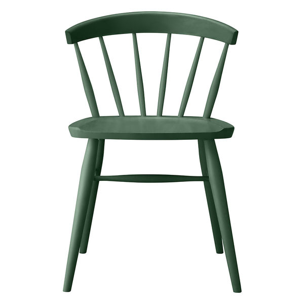 軒先渡し】オリバー ウィンザーチェア カフェチェア 板座 グリーン S