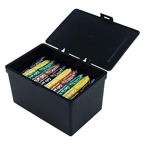 サナダ精工 フタがとまるケース M BK L8452-BK 1セット(5個