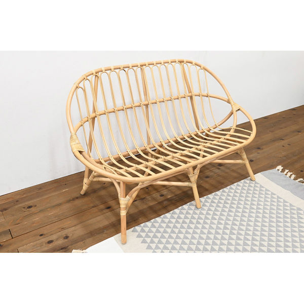 halu☆管149☆WeDOStyle☆大塚家具☆ラタンソファー 大塚家具 ソファ デイベッド（向って左肘）タイダ TAIDA 布
