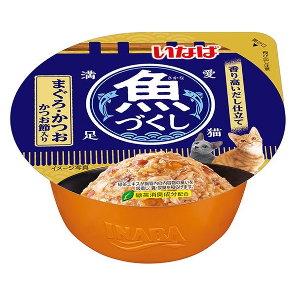 いなば 魚づくし まぐろ・かつお 貝柱入り(60g*3袋入*24セット) 魚