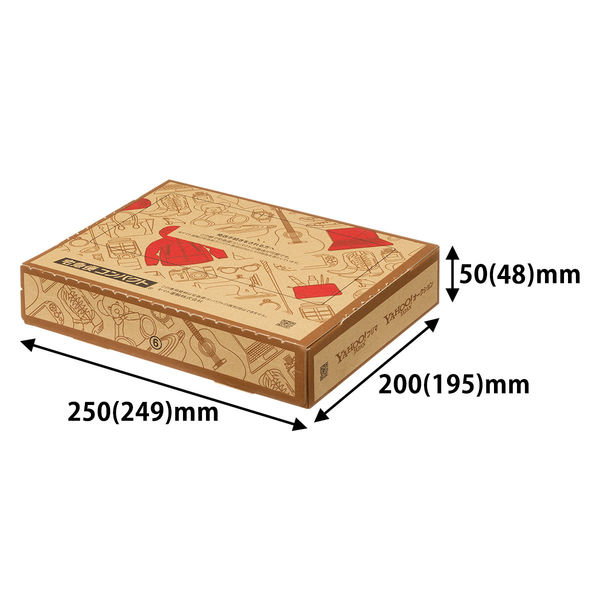 Yahoo!オークション&フリマデザイン 宅急便コンパクト用ダンボール 1