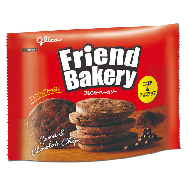 アウトレット】フレンドベーカリー ココア＆チョコチップ 48g 6個 江崎