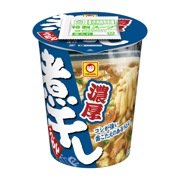 マルちゃん 縦型ビッグ 濃厚煮干しうどん 96g 1セット（1個×12